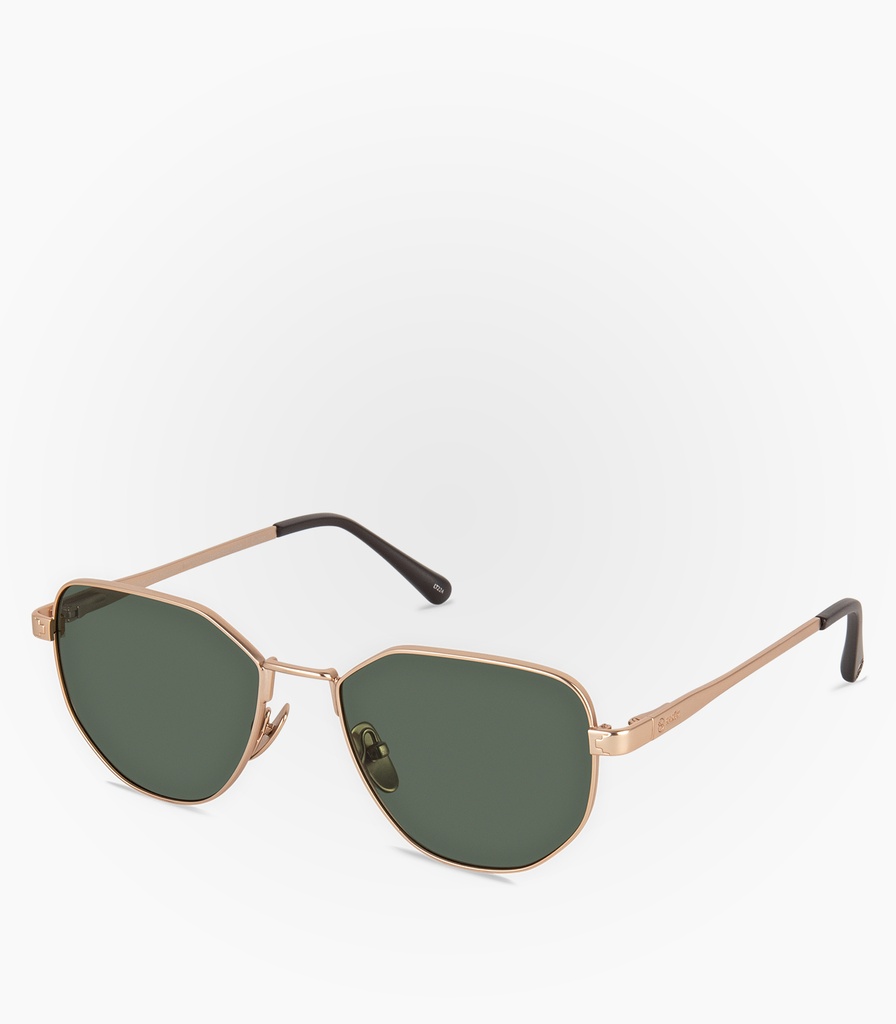 (S) Culpeo Gold Metal Non Polarized Lens Color Green G15  