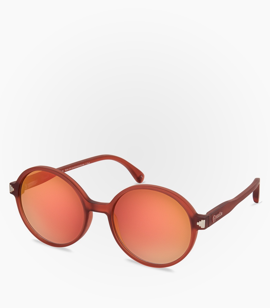 (S) Cloud Redwood Non Polarized Lens Color Maroon Mirror   