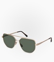 (S) Pulpo Gold Metal Non Polarized Lens Color Green G15  