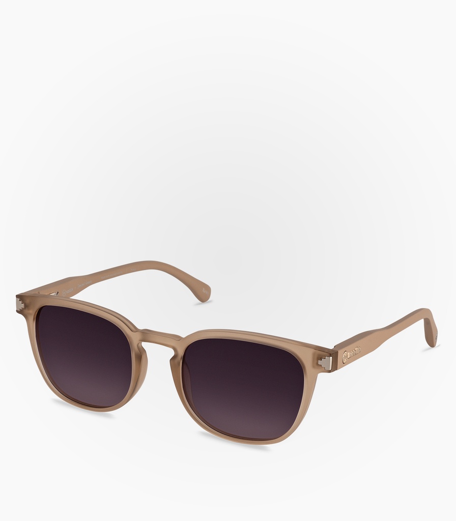(S) Breeze Unbleached Cotton Polarized Lens Color Purple/Brown    
