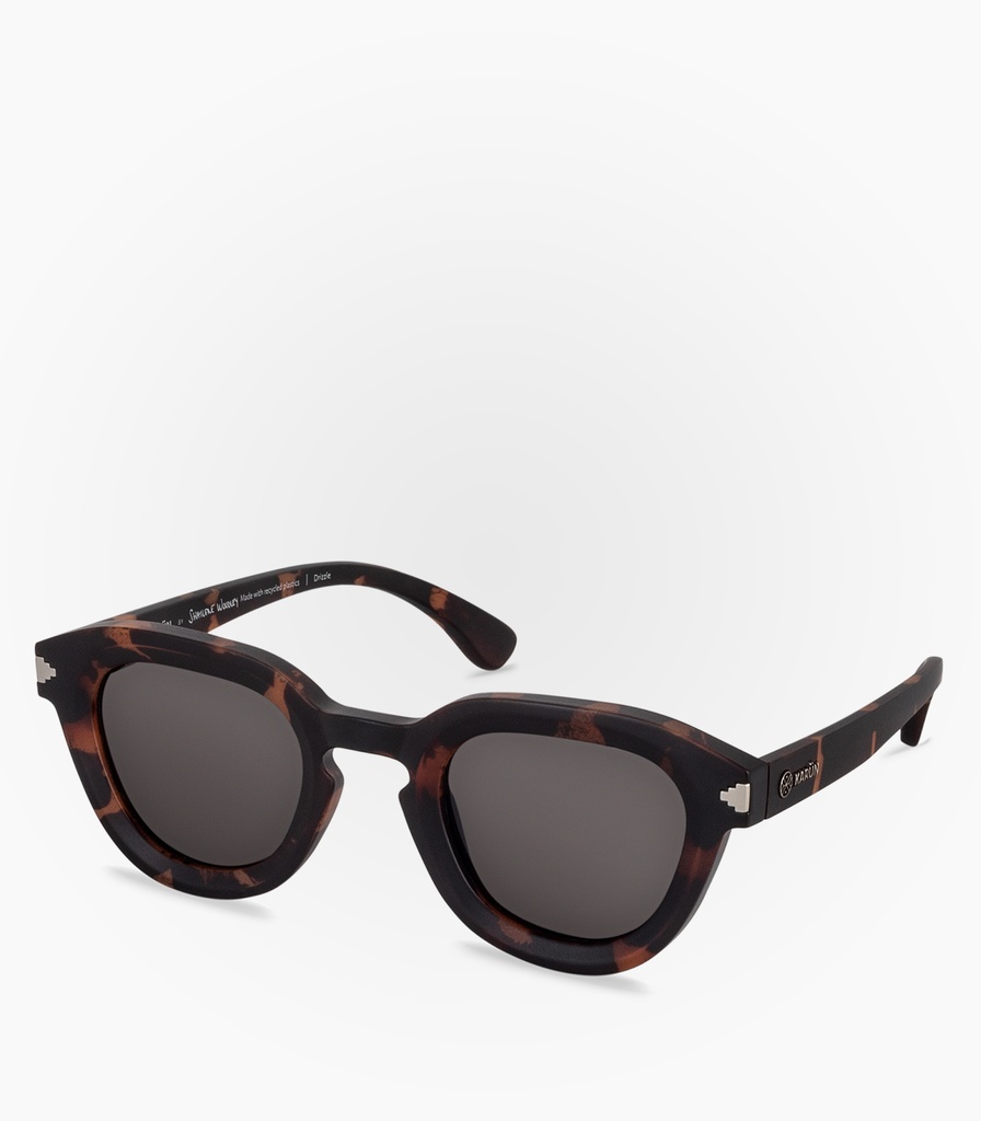 (S) Drizzle Havana Tortoise Polarized Lens Color Grey    