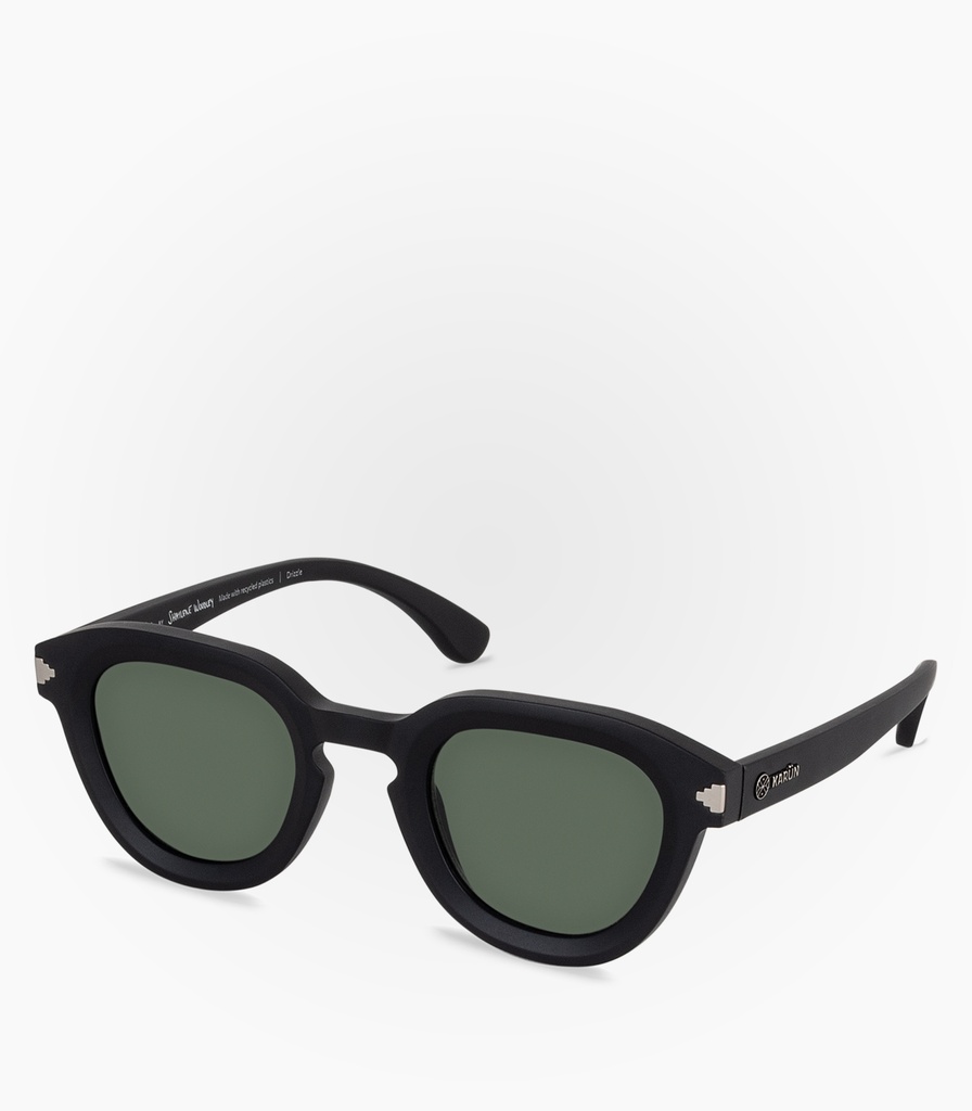 (S) Drizzle Black Non Polarized Lens Color Green G15   