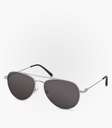 (S) Huemul Silver Metal Non Polarized Lens Color Grey   