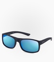 (S) Domo Black Polarized Lens Color Grey Flash Mirror Blue  