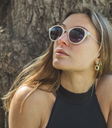 (S) Orca Light Pink Polarized Lens Color Grey    