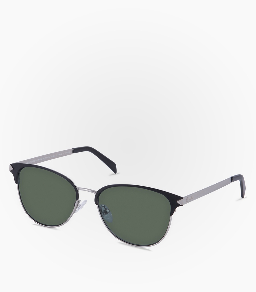 (S) Franca Black Lens Color Green G15   